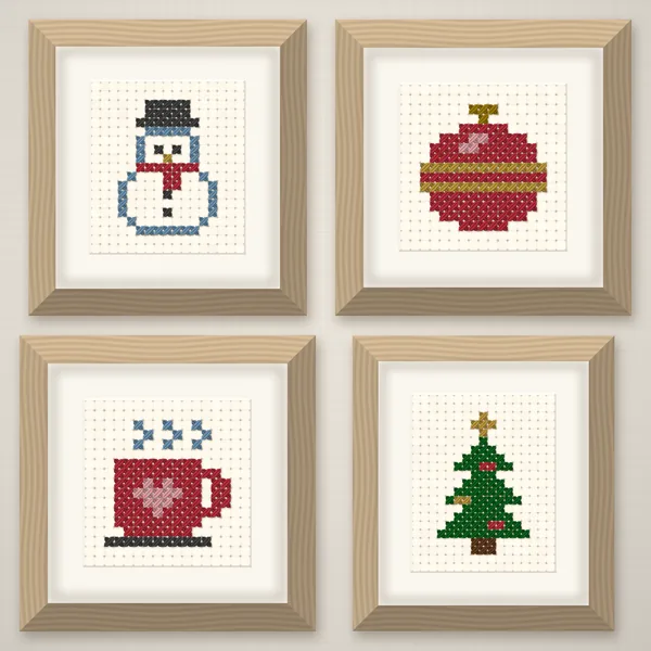 16 Little Christmas Ornaments: frames