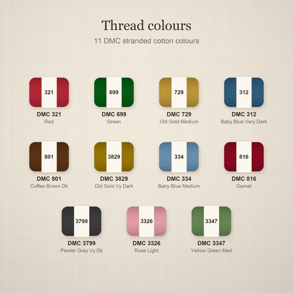 16 Cosy Christmas Minis: threads