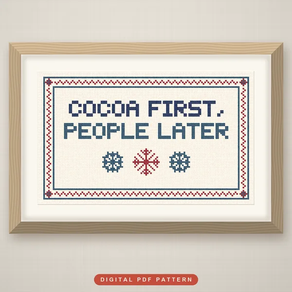 Cocoa First Sampler: framed