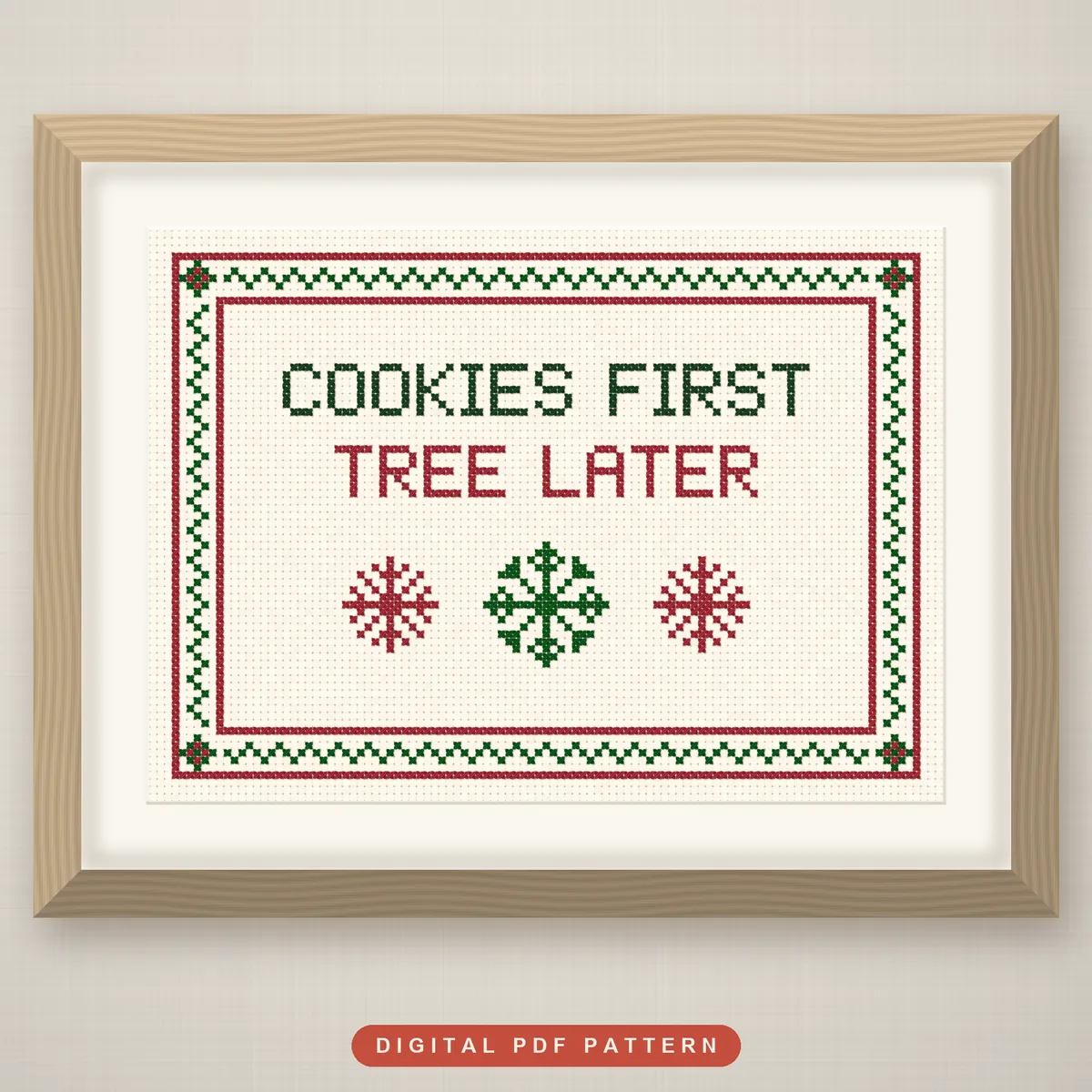 Cookies First Tree Later Sampler: framed