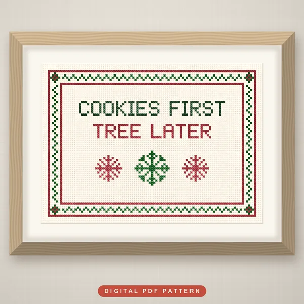 Cookies First Tree Later Sampler: framed