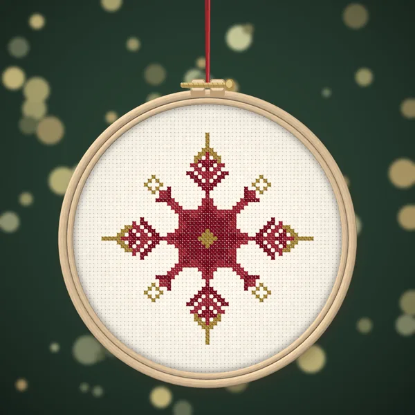Midwinter Snowflake: ornaments